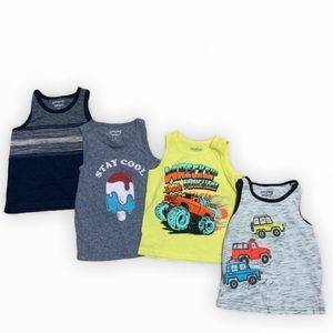 BUNDLE * 4 boys summer tops size 3t